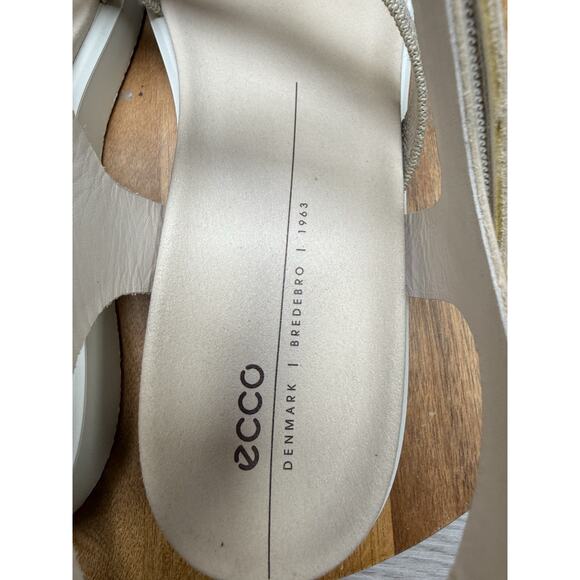 Ecco Women's Flowt 2 Leather Banded Nude Sandals -EU 43 - Picture 5 of 7